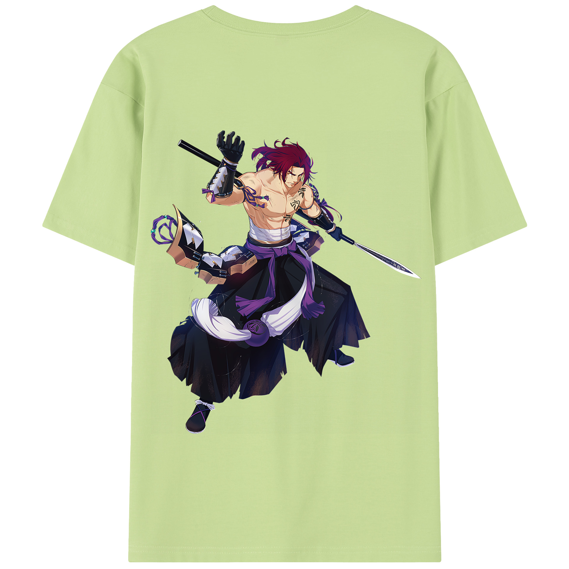 （画像用） 刀剣乱舞 Touken Ranbu 綿100％半袖Tシャツ（背面プリント）